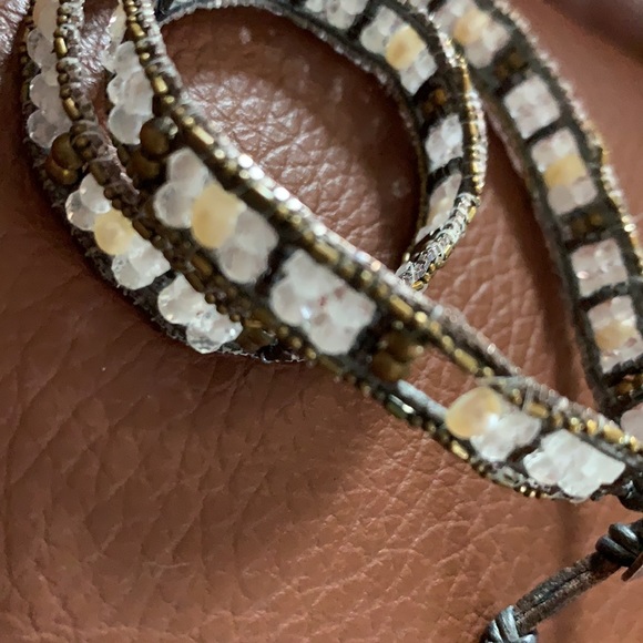 Layers of Luxury beaded wrap bracelet - Picture 3 of 3